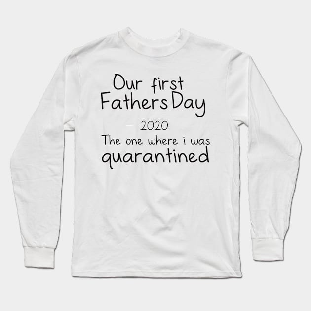 Fathers Day, First Fathers Day, Fathers Day Matching, Fathers Day with Son, Fathers Day for Kids, Custom Long Sleeve T-Shirt by OH Lucky